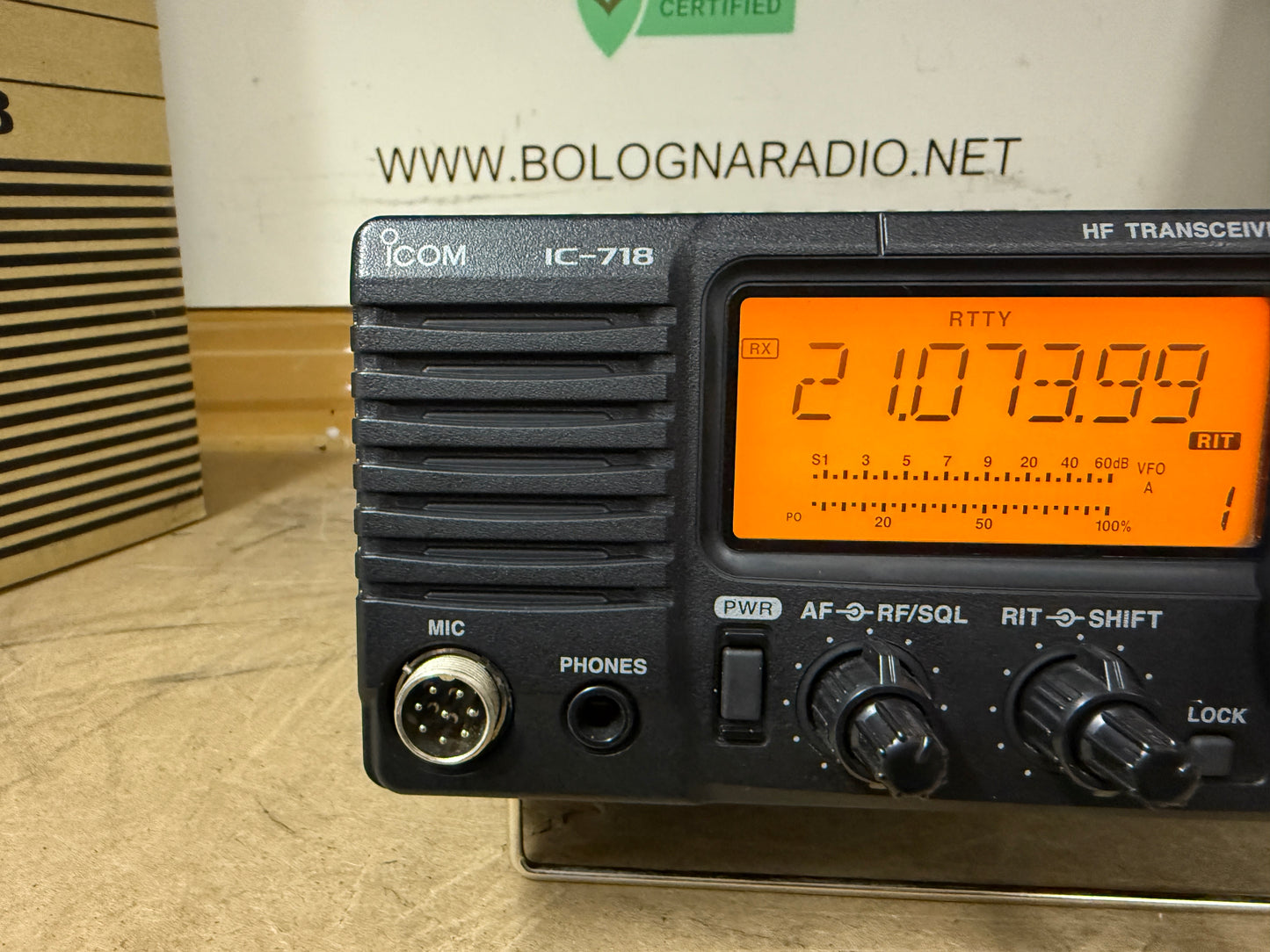 A1 icom IC-718 espanso Garanzia 12 Mesi full set