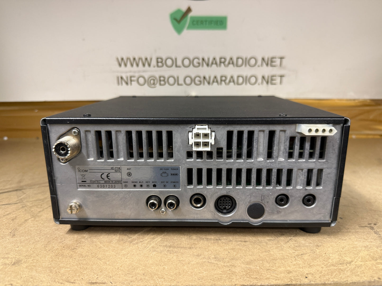 A1 icom IC-718 espanso Garanzia 12 Mesi full set