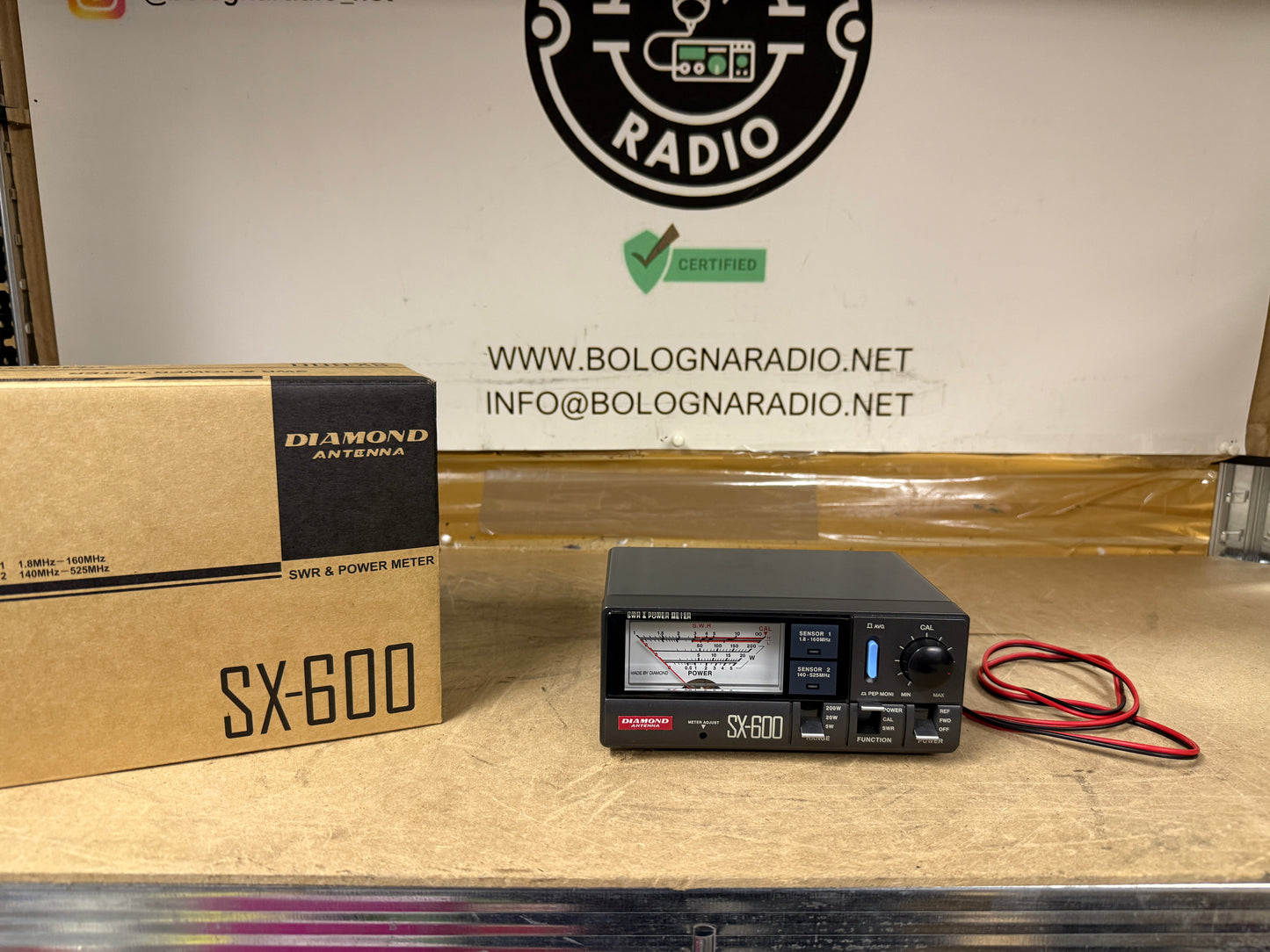 Diamond SX-600 Rosmetro/Wattmetro 1.8-525 MHz Full Set