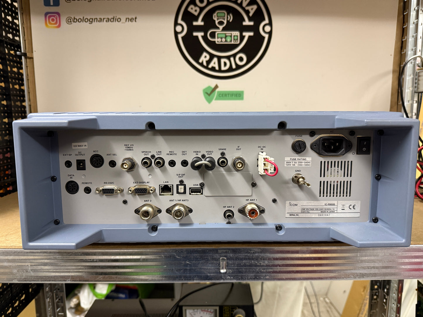 A1 Icom ic r 9500 pari al nuovo full set Garanzia 12 mesi