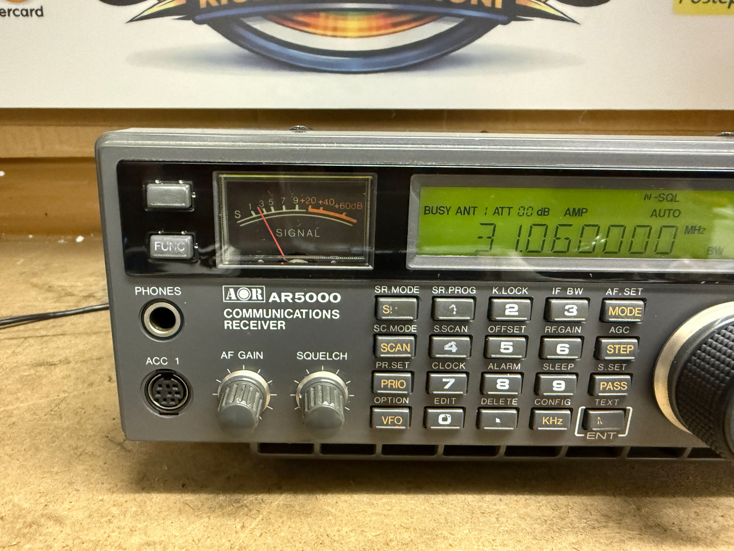 Aor 5000 ricevitore 0 ~ 2600 Mhz Garanzia 12 Mesi