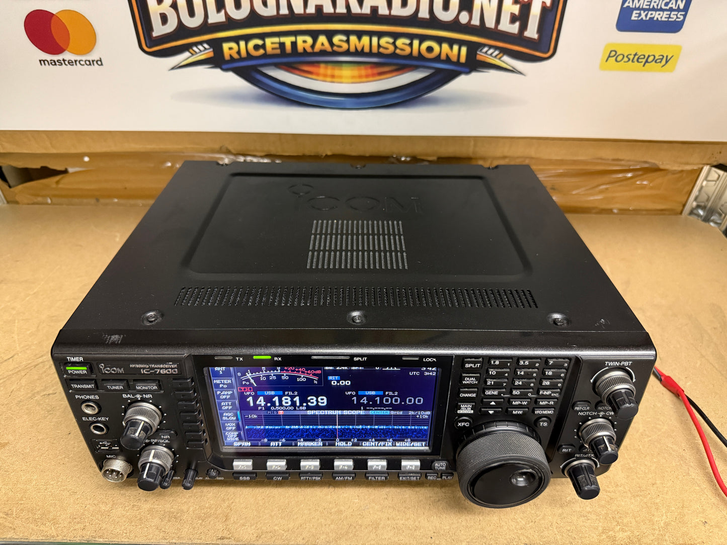 Icom ic 7600 pari al nuovo Garanzia 12 Mesi