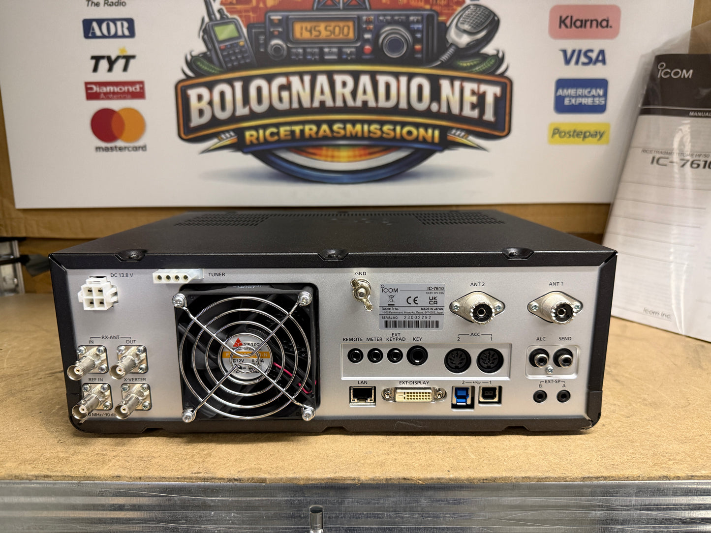 Icom IC 7610 demo Garanzia Ufficiale Italia