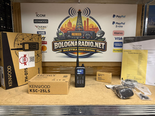 Kenwood TH-D 75 nuovo garanzia ufficiale fino al 06-2030 + accessori