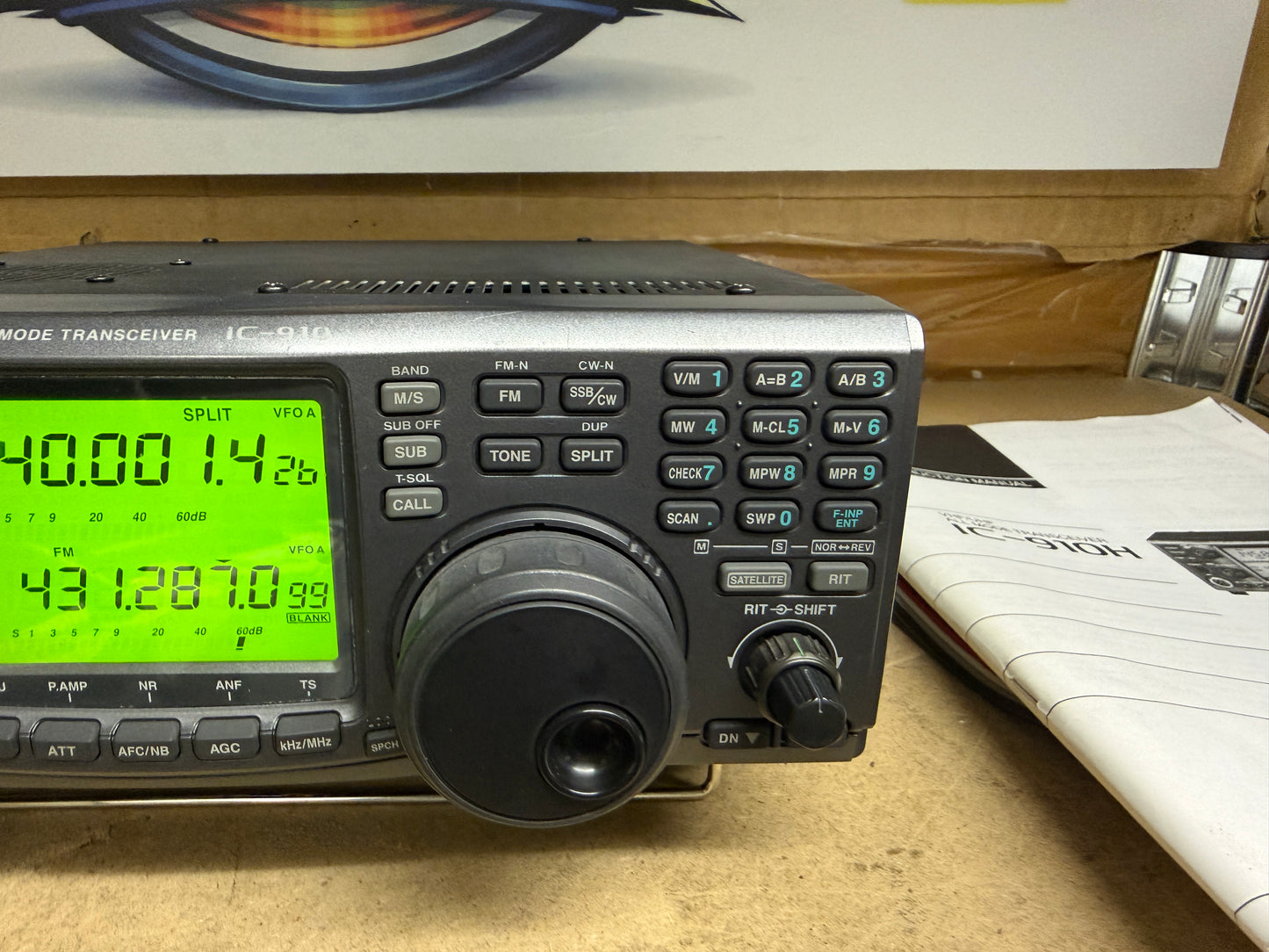 A-1 Icom IC 910 H + 1200 Mhz + 2 dsp Garanzia 12 Mesi