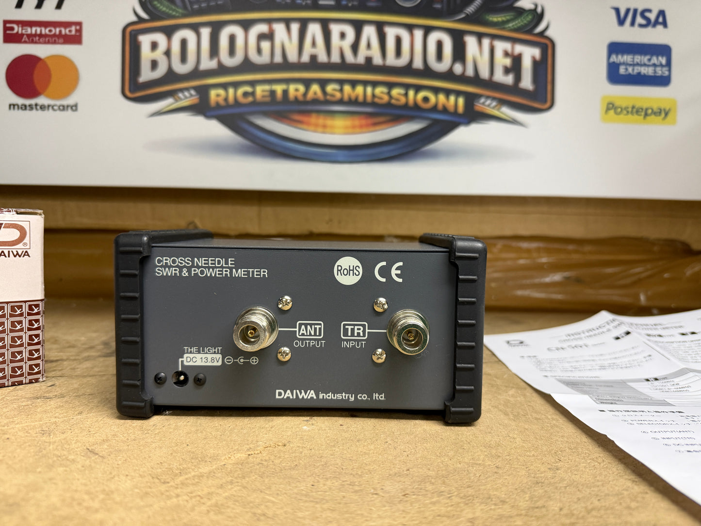 DAIWA CN-501VN Rosmetro Wattmetro 144-525 MHz 200W