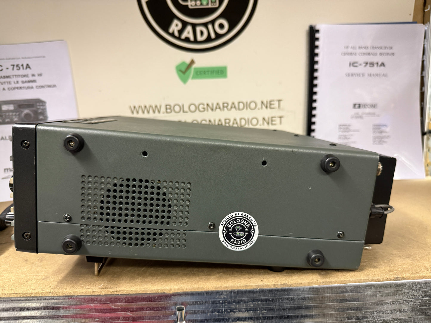 Icom IC 751A + tutti i filtri + modifica eprom Garanzia 12 Mesi