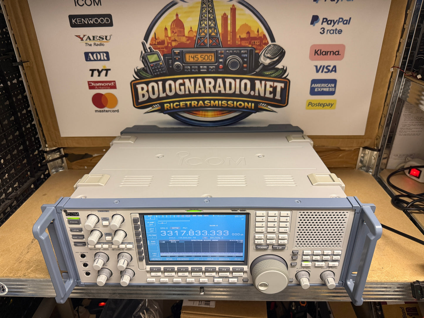 A-1 Icom ic r 9500 pari al nuovo Garanzia 12 Mesi
