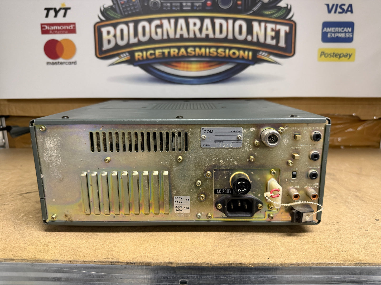 Icom ic r7000 perfetto Garanzia 12 Mesi