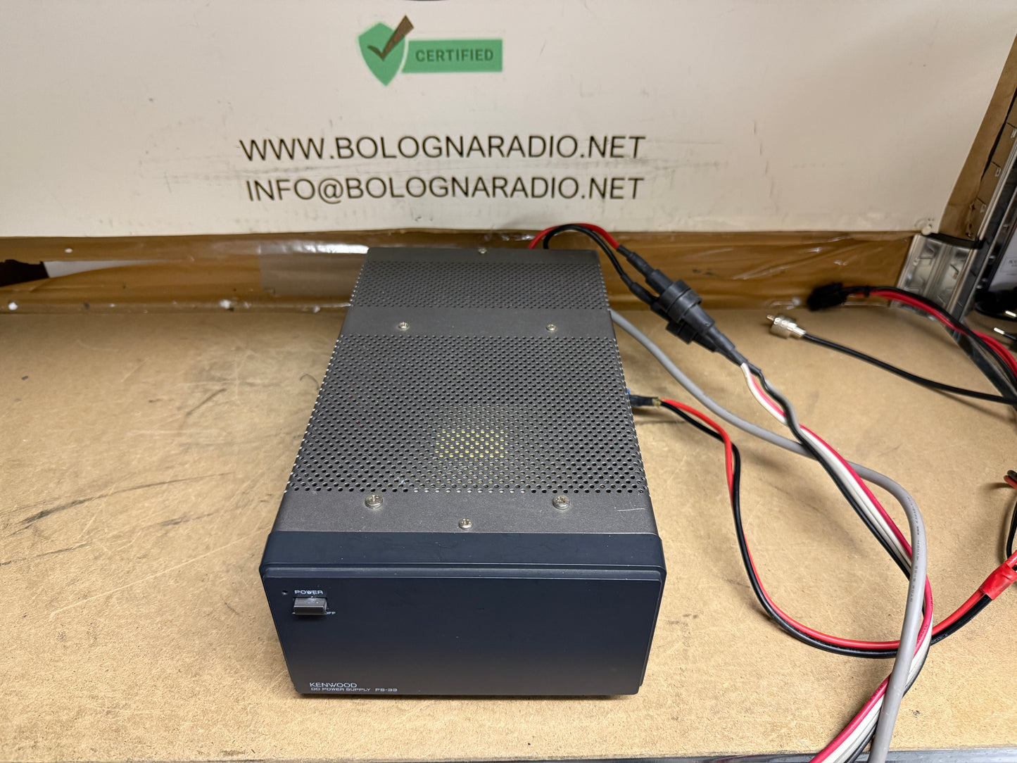 Kenwood ps 33 alimentatore di linea 12 volt 15A.