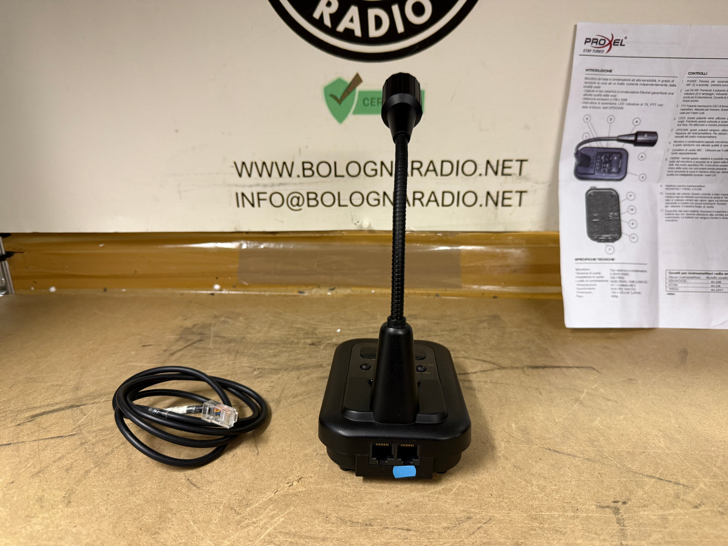 Proxel AV 508 mike pre amplificato per Icom Yaesu Kenwood