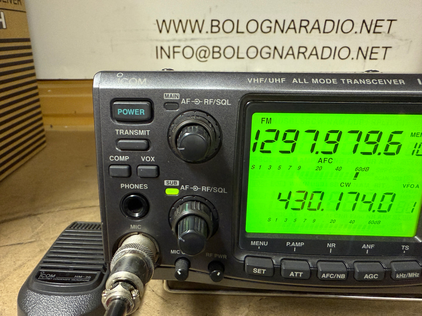 Icom ic 910H + 1200Mhz + DSP + TCXO + imballo Garanzia 12 Mesi