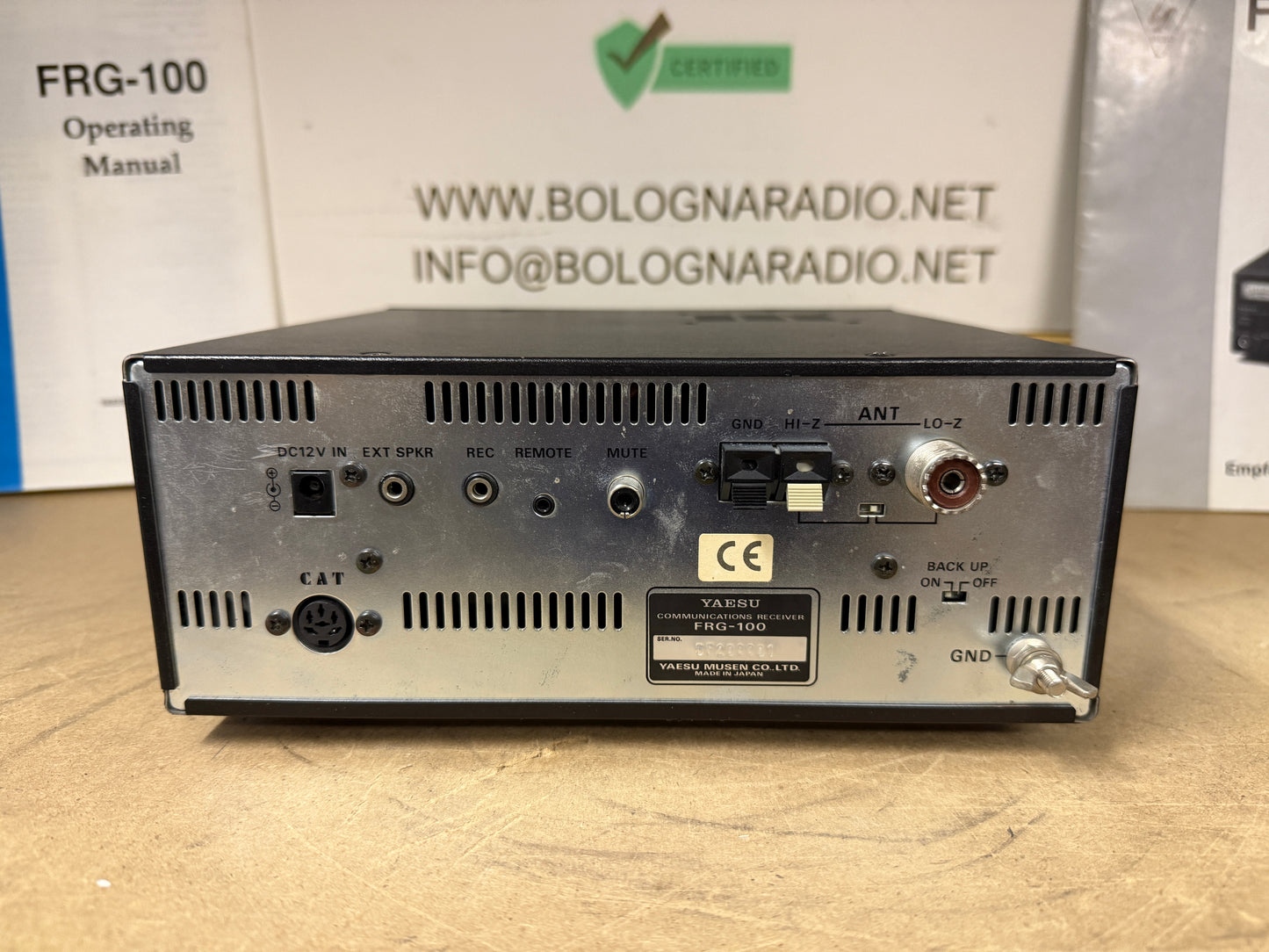 A1 - Yaesu FRG 100 + FRT 7700