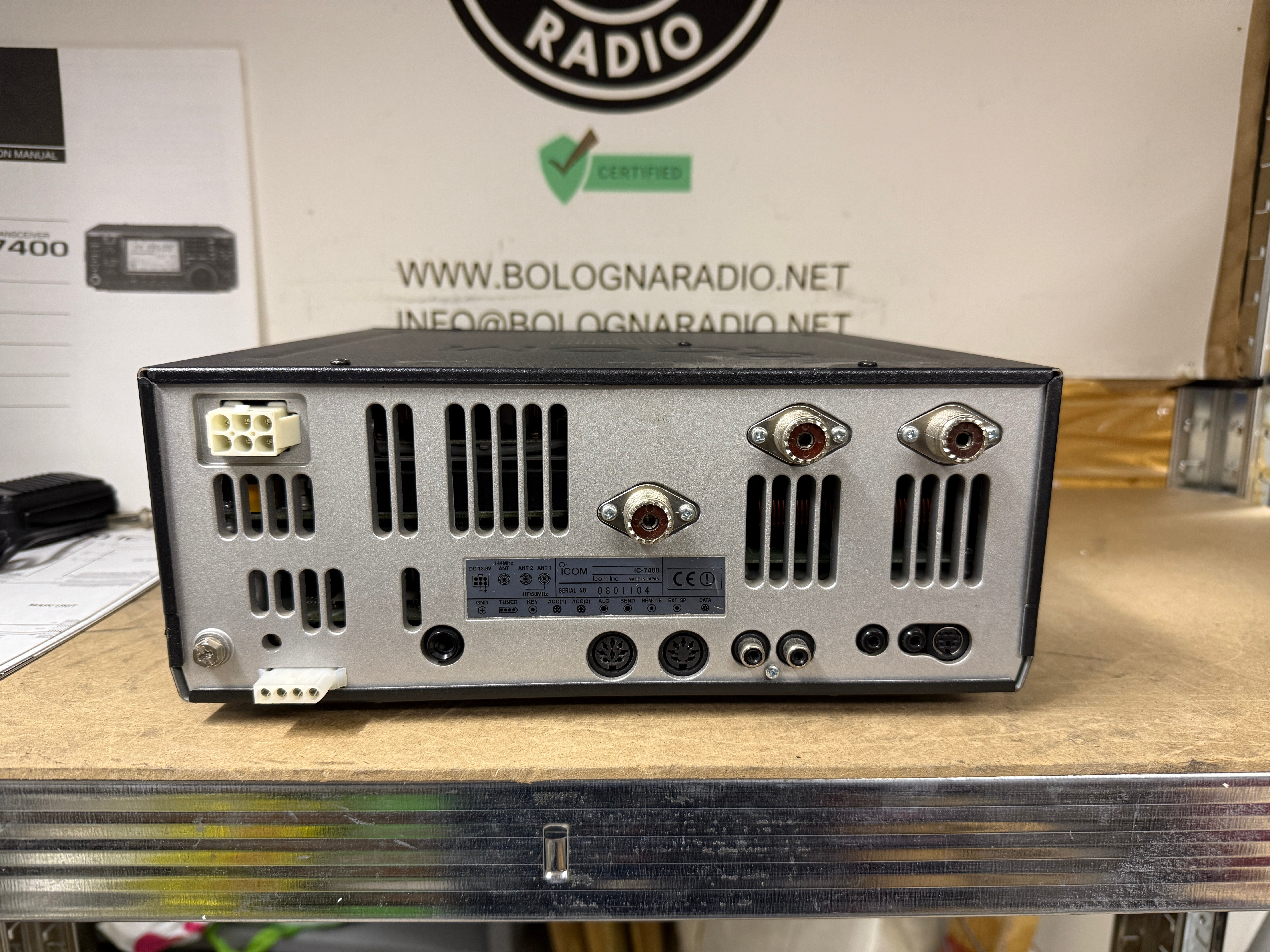 Icom ic 7400 perfetto Garanzia 12 Mesi Full Set – bolognaradio.net