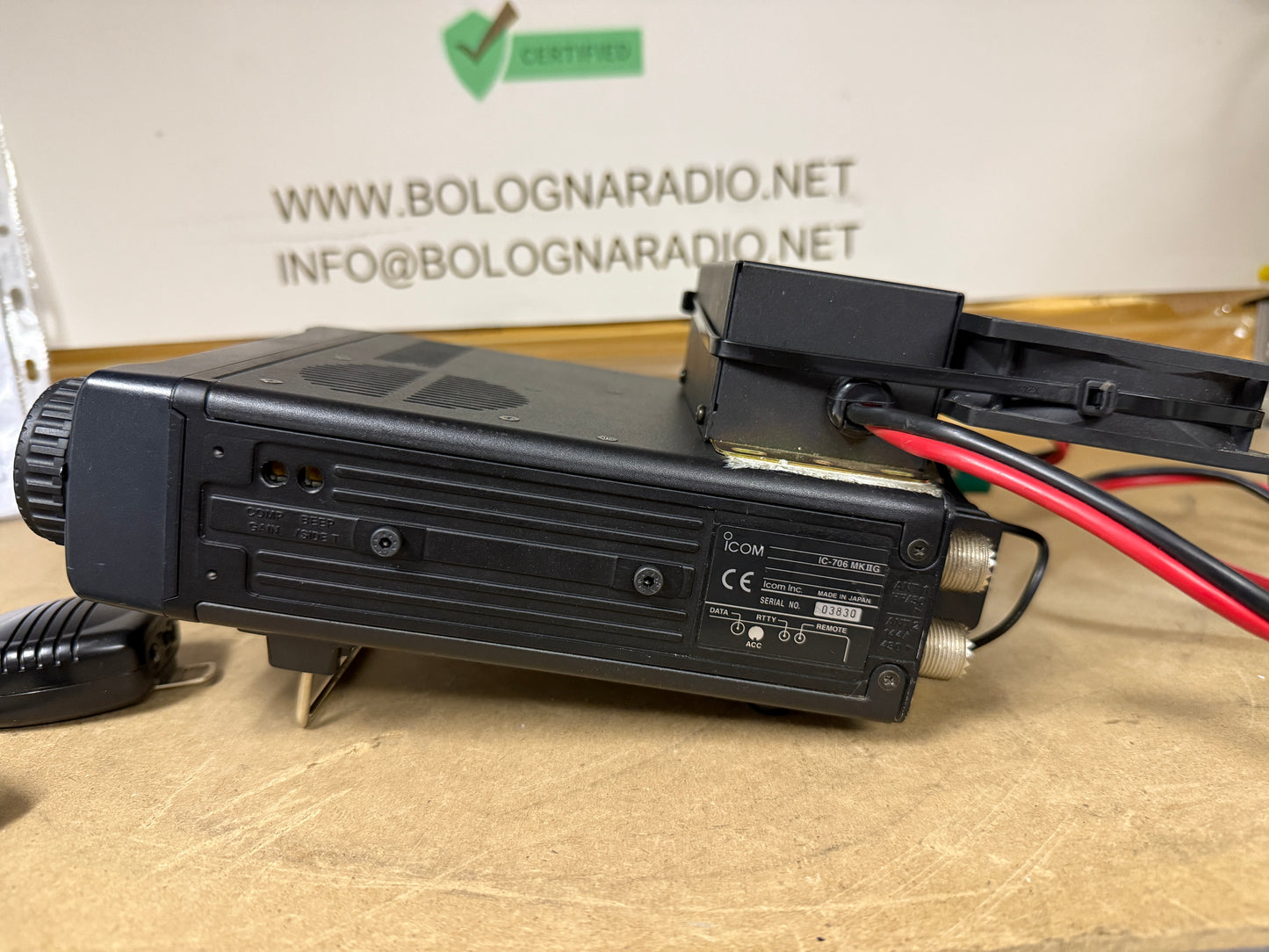 Icom IC 706 MK2G + OPC 639 + ventole garanzia 12 mesi