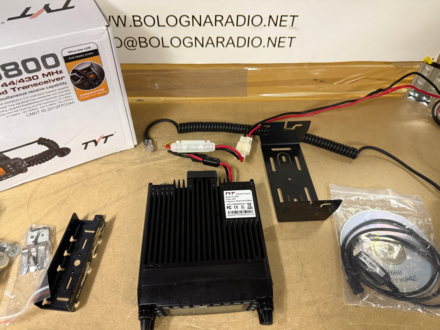 TYT 9800 + software espanso perfetto Full set