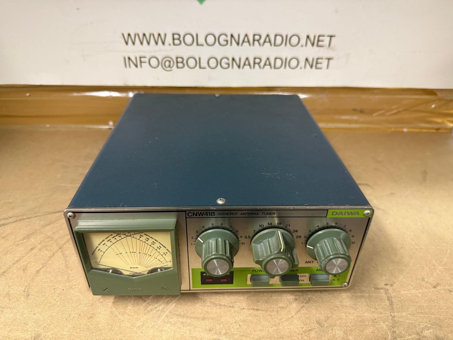 DAIWA CNW 418 ACCORDATORE MANUALE ANTENNA HF 500 WATT PEP