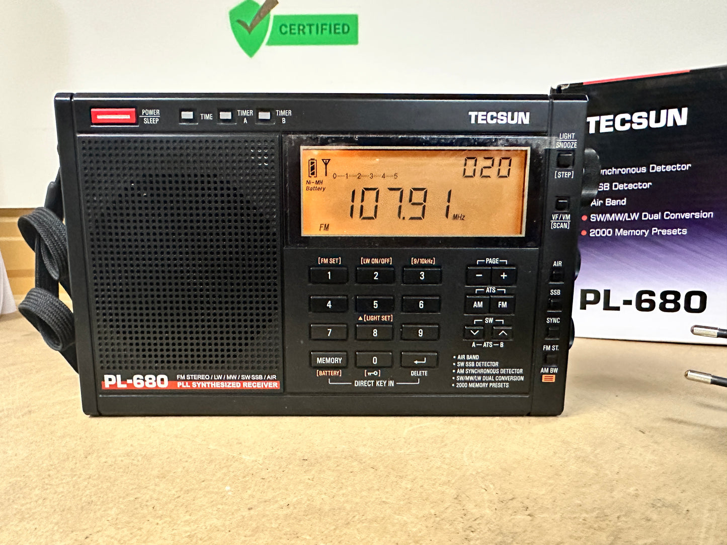 Tecsun PL 680 full set