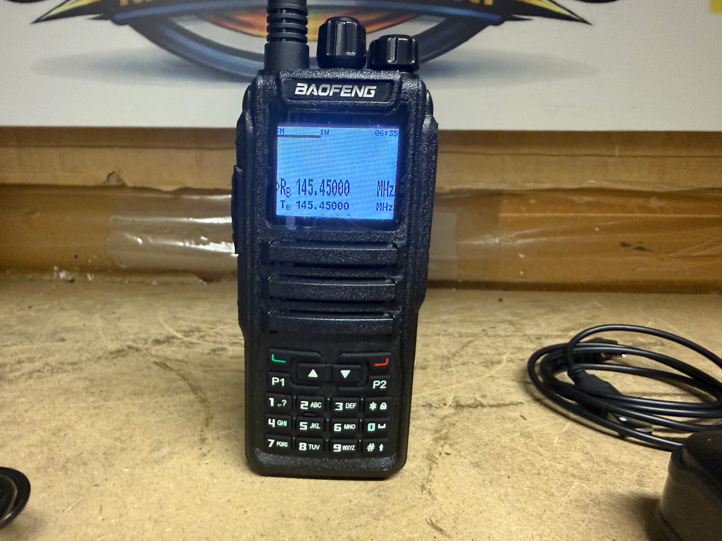 Baofeng DM-1701 5W Dual Band DMR + cavo programmazione nuovo Garanzia 24 mesi