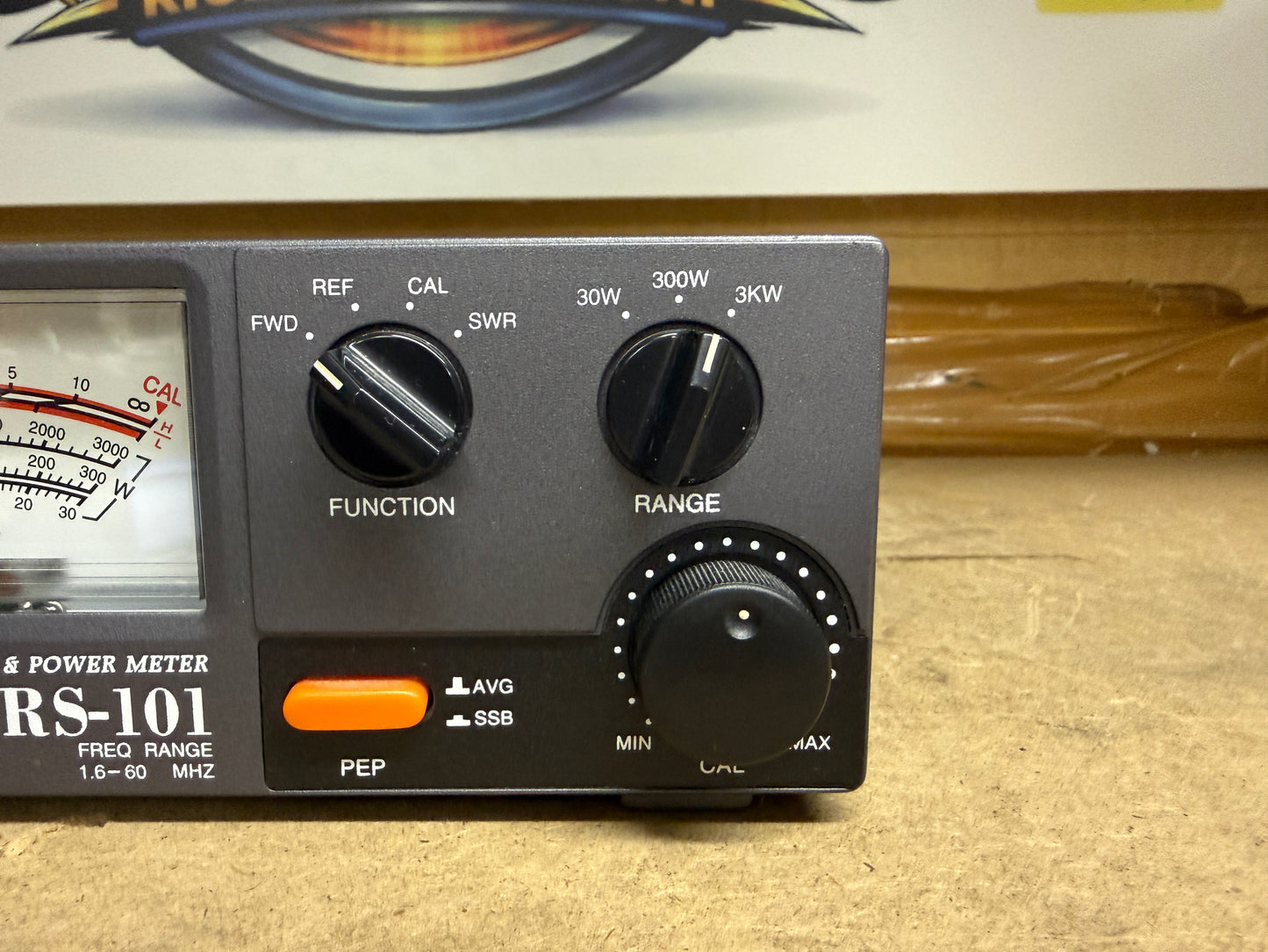 Nissei RS-101 SWR 1.6-60 Mhz Wattmetro 3W-3KW Riflettometro PNI