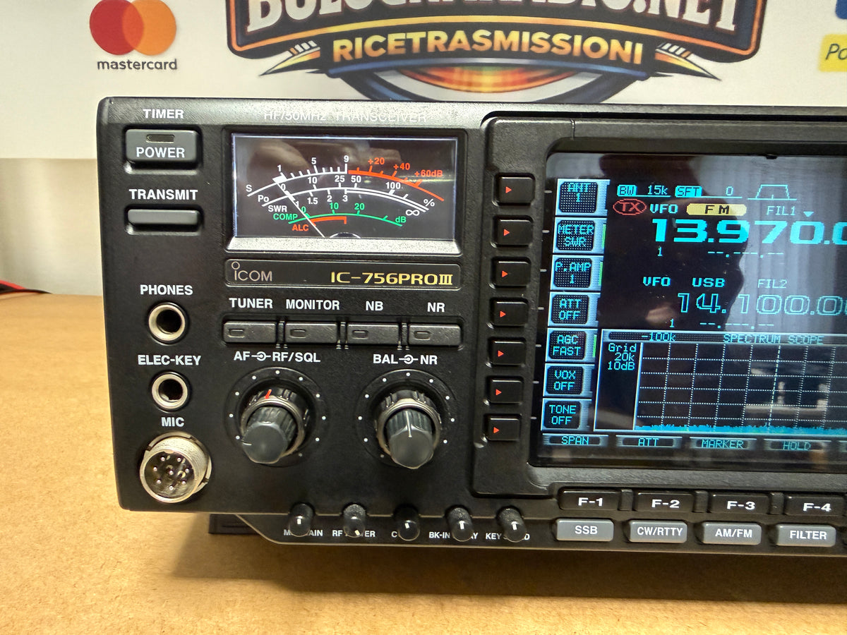 A-1 Icom 756 pro 3 perfetta imballo garanzia 12 mesi