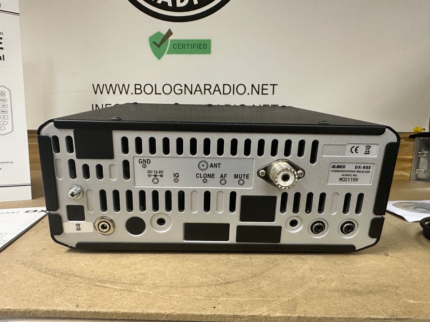 Ricevitore Alinco DX-R8E + software SDR