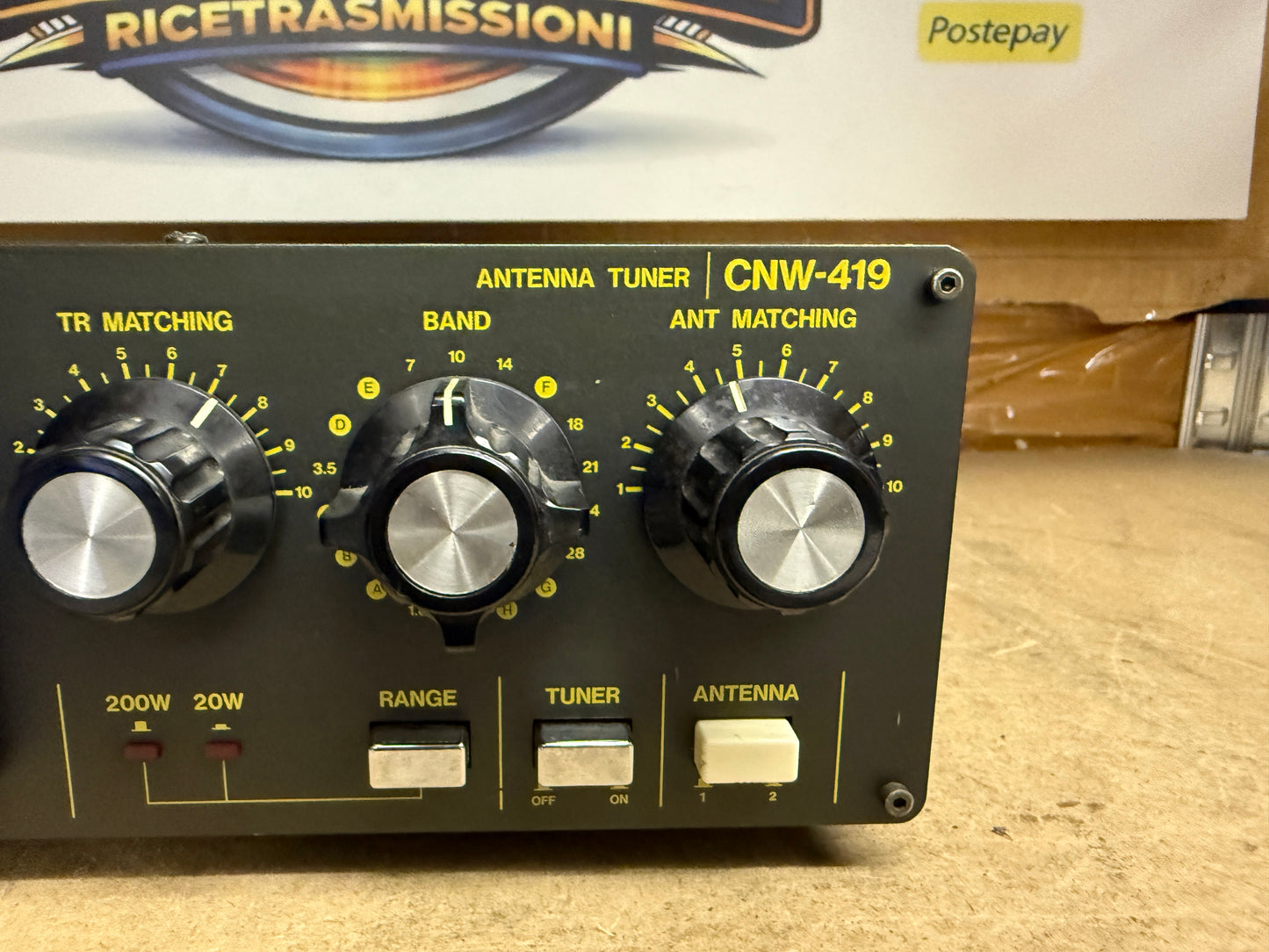 DAIWA CNW-419 ACCORDATORE MANUALE DI ANTENNA PER HF 1.8 - 30 Mhz 200W