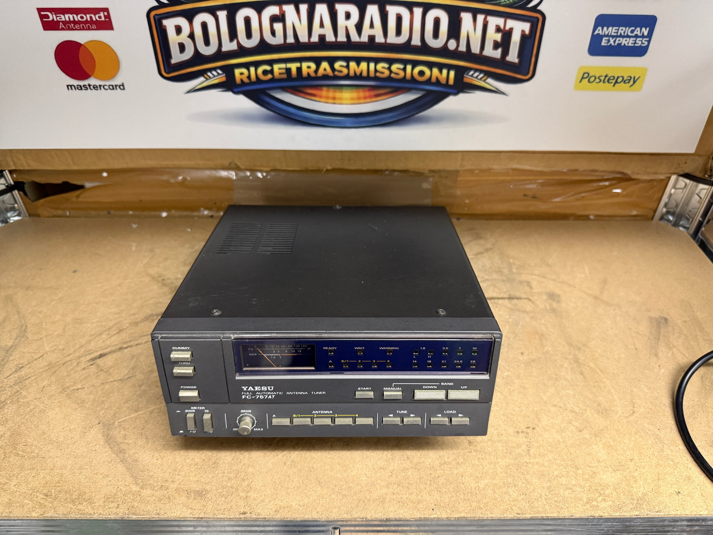 Yaesu FT 757 GX + FP757HD + FC 757AT perfetto Garanzia 12 Mesi