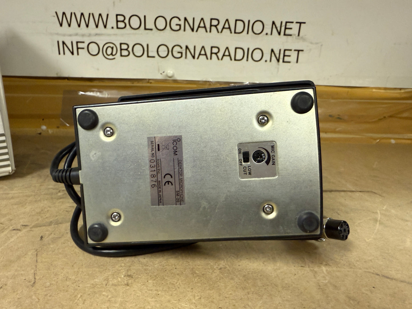 Icom SM 20 perfetto con imballo