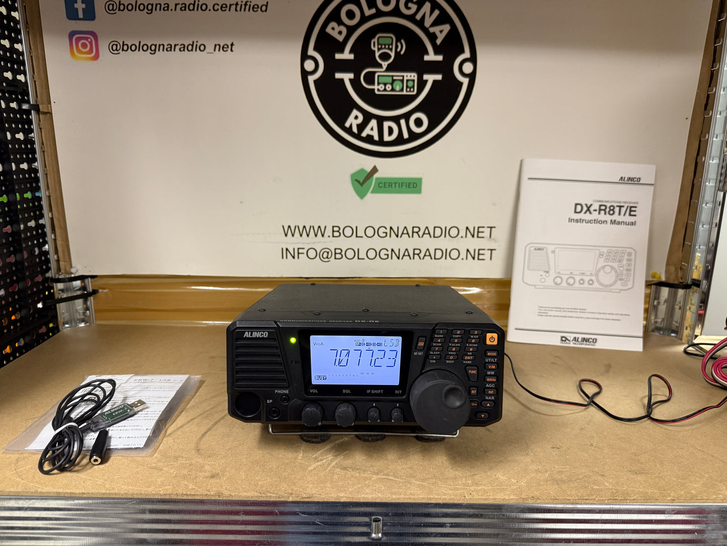 A1 - Ricevitore Alinco DX-R8E + ERW7 pari al nuovo