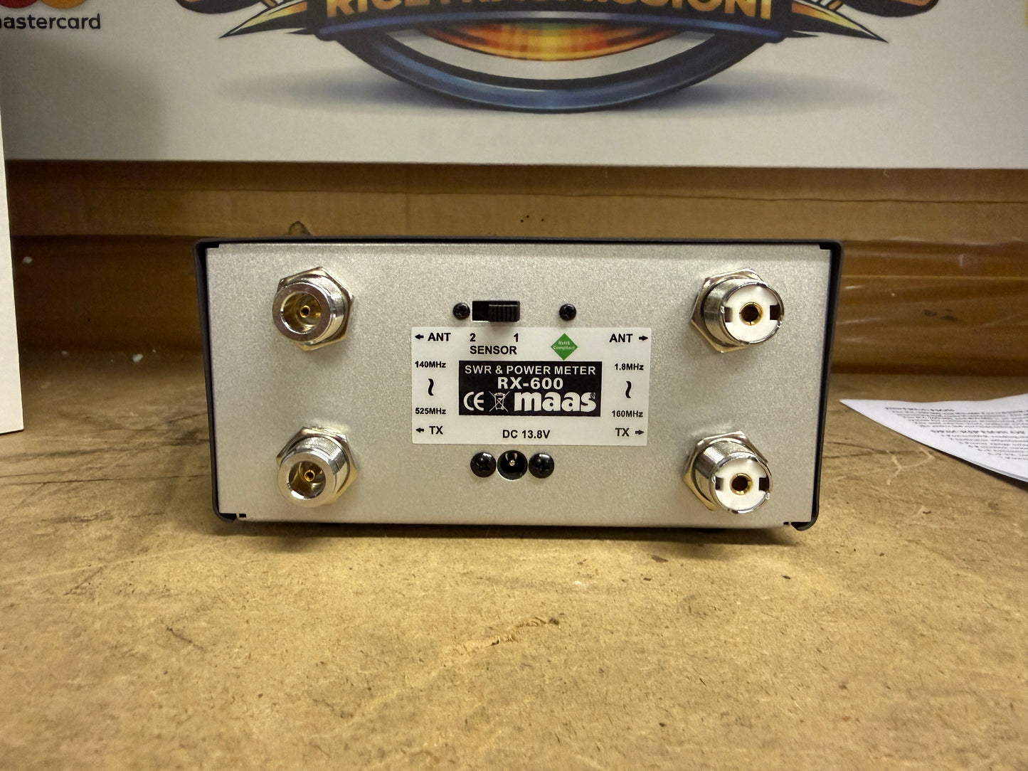 MAAS RX-600 SWR & PWR Meter (1,8-160 MHz, 140-525 MHz)