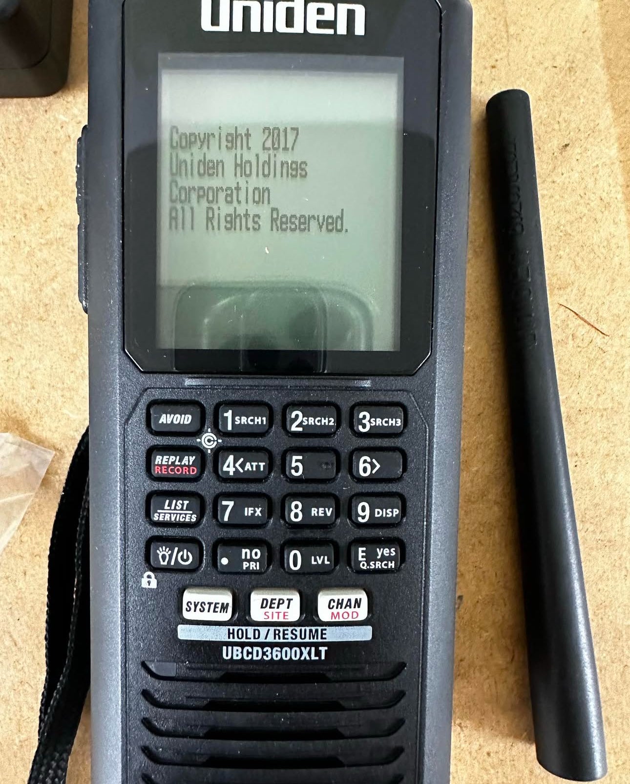 Uniden UBCD3600XLT nuovo