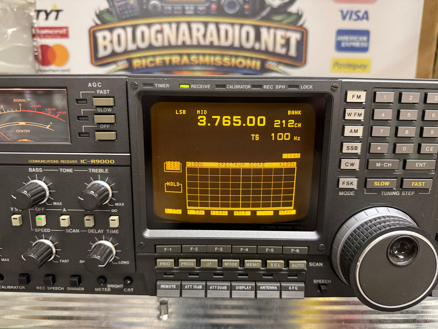A-1 ICOM IC-R 9000 pari al nuovo Garanzia 6 mesi