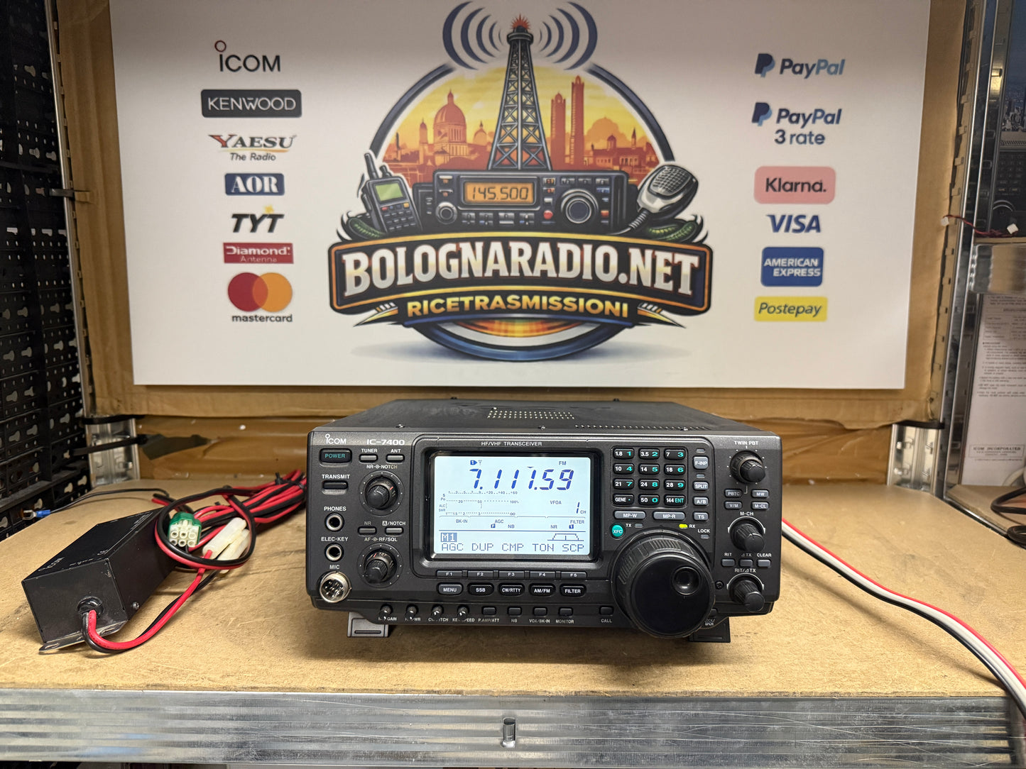 Icom IC 7400 perfetto full set Garanzia 12 Mesi