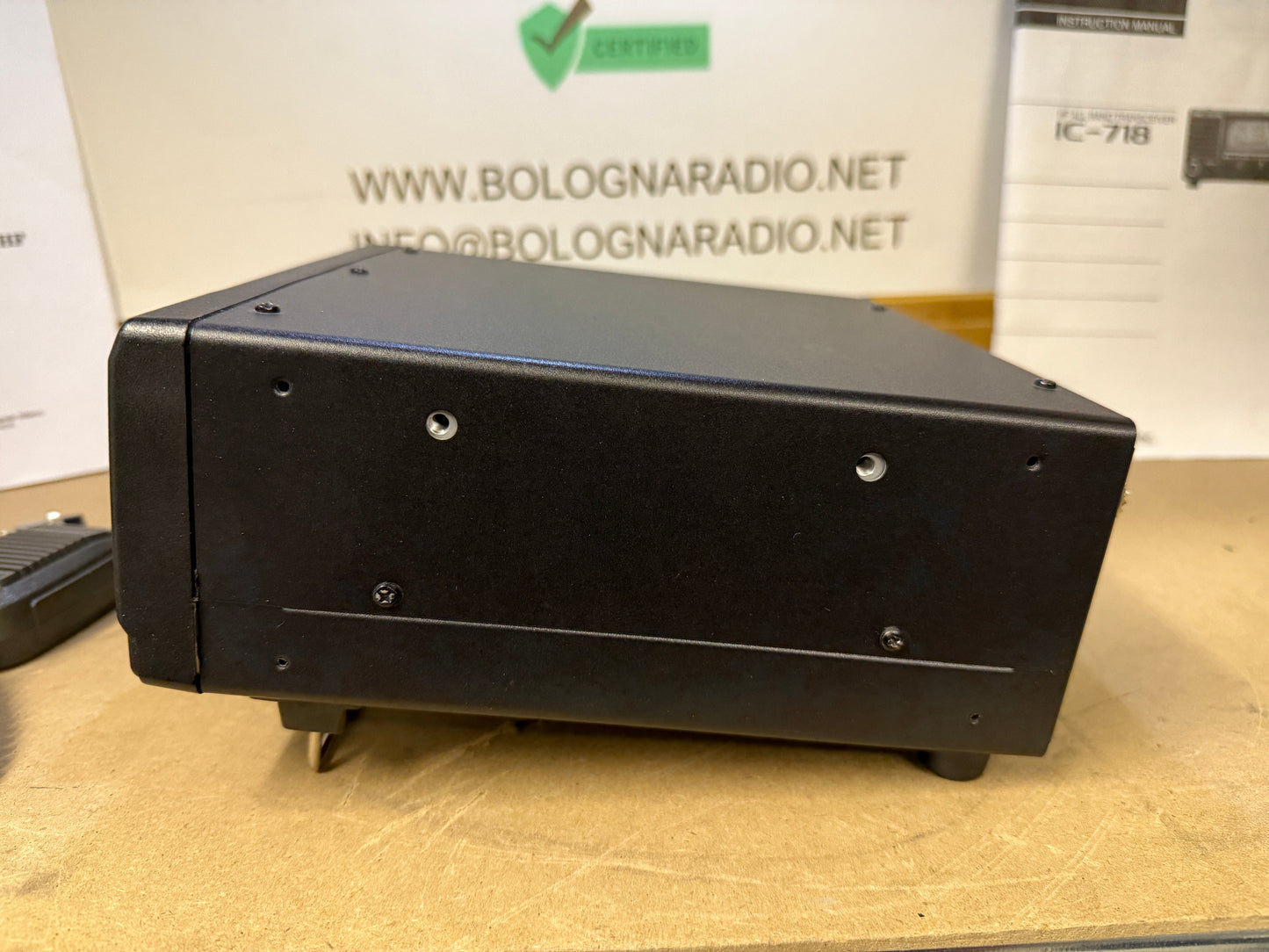 icom IC-718 con DSP espanso in TX 11 metri
