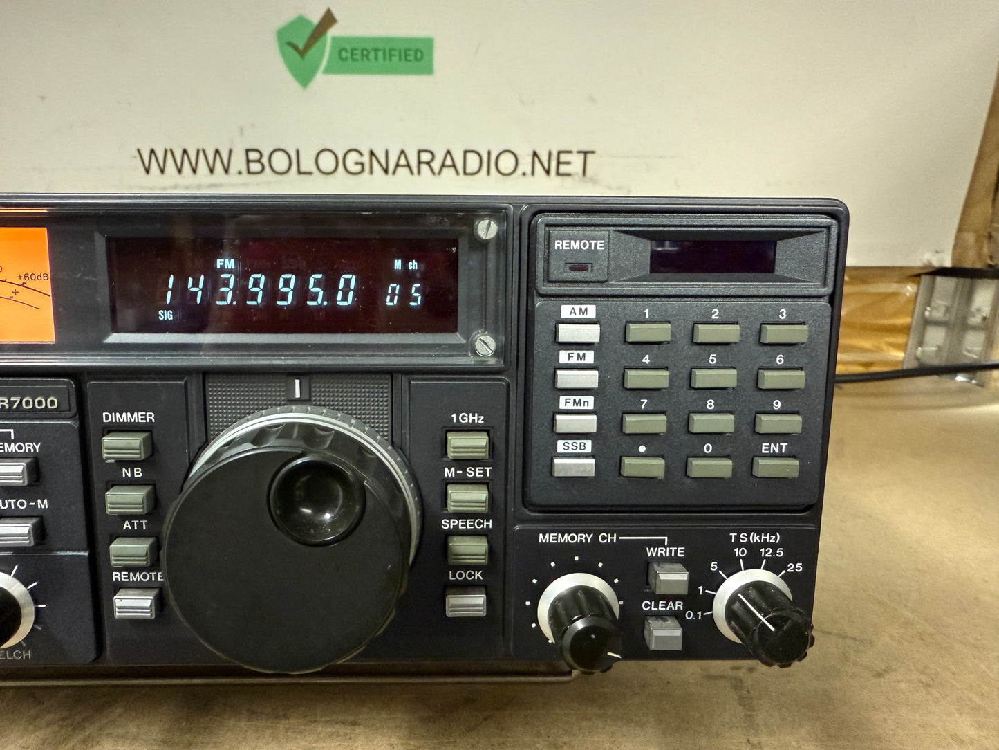 Icom ic r7000 revisionata perfetta Garanzia 12 Mesi