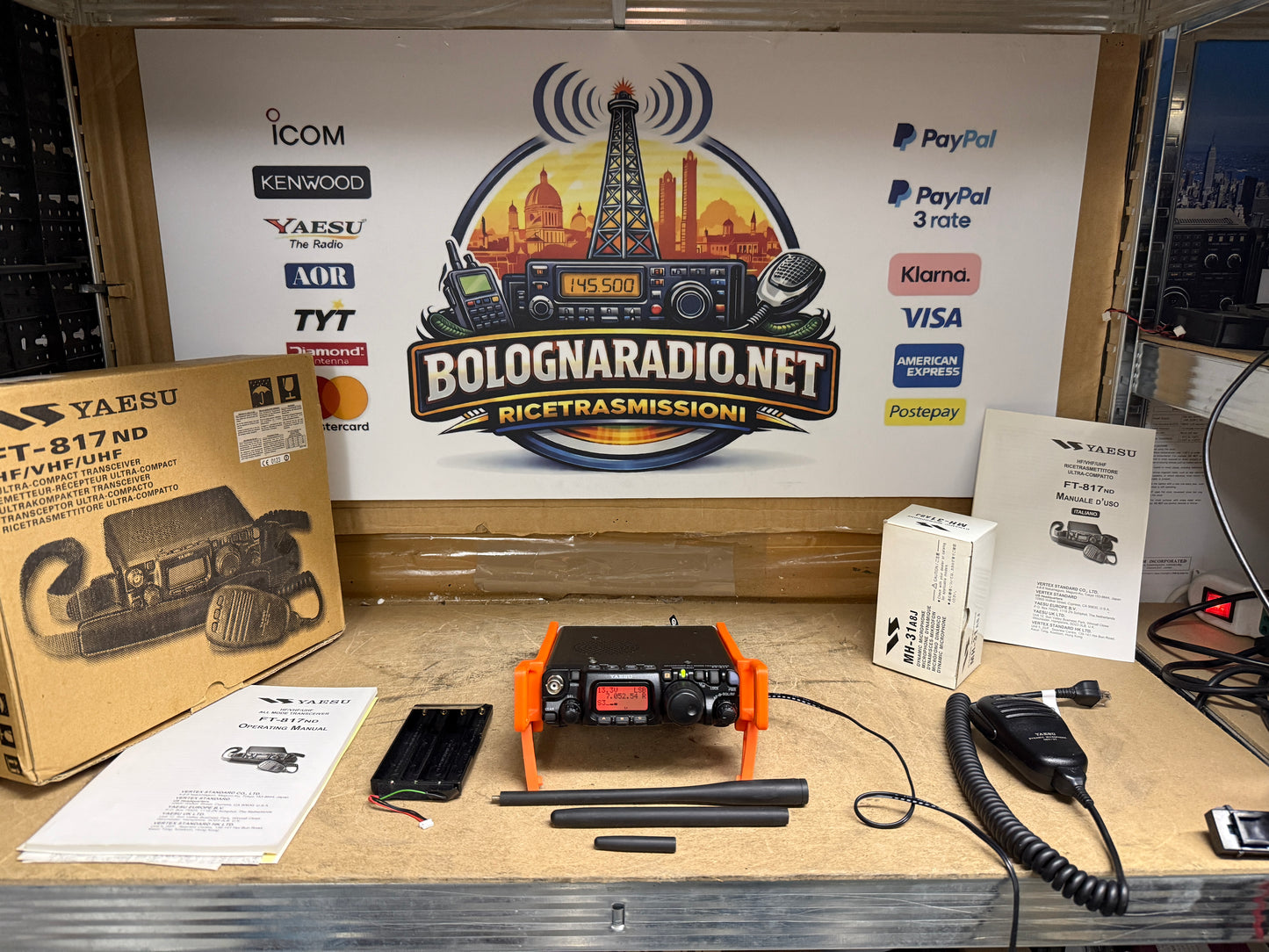 Yaesu FT 817ND perfeto full set Garanzia 12 Mesi
