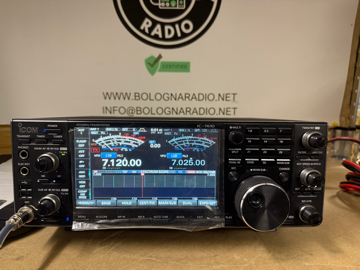 Icom ic 7610 pari al nuovo full set garanzia 12 mesi