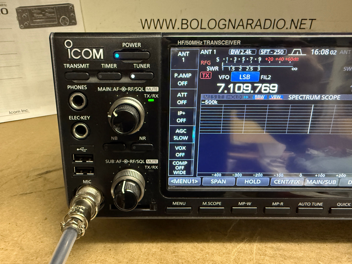 A-1 Icom ic 7610 pari al nuovo full set garanzia 12 mesi