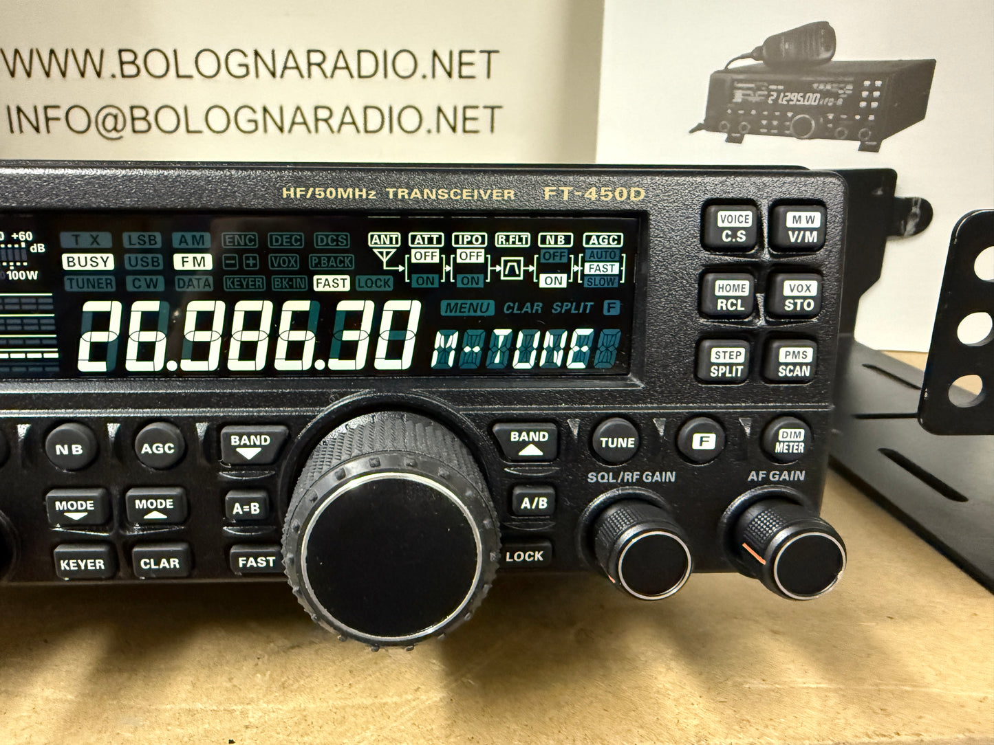 Yaesu ft 450 D con DSP + AT pari al nuovo espansa 11 m