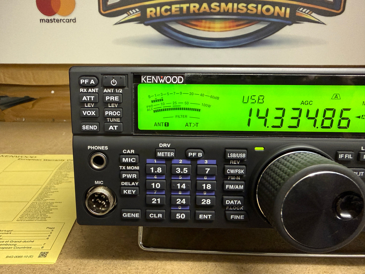 KENWOOD TS 590SG + TCXO pari al nuovo Garanzia 12 Mesi