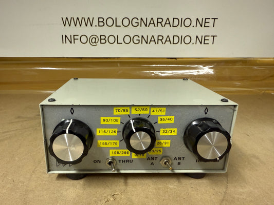 Accordatore di antenna 0 - 285 Mhz 200 watt