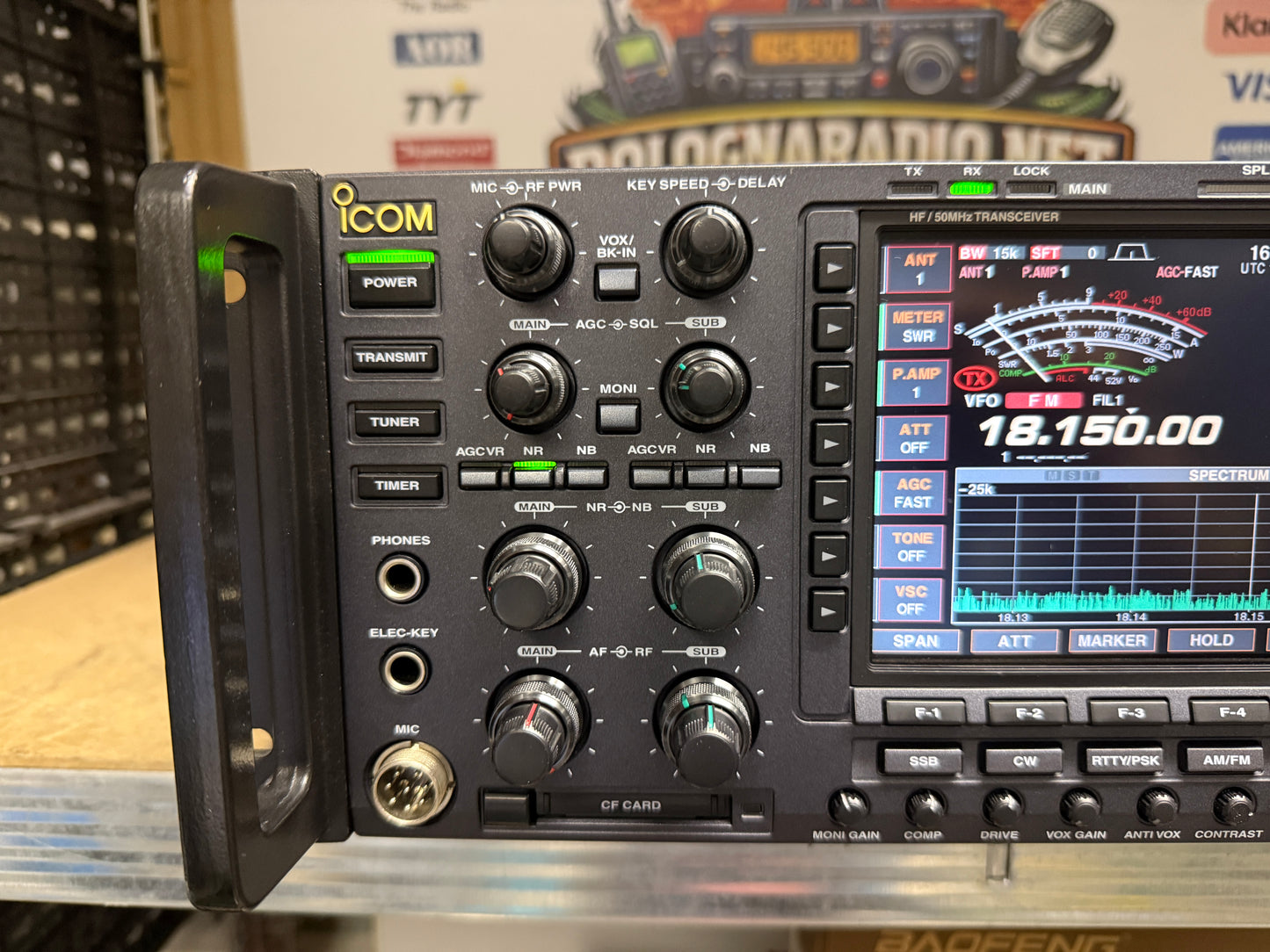 A-1 Icom IC 7800 Ultima Serie Full Set Garanzia 12 Mesi