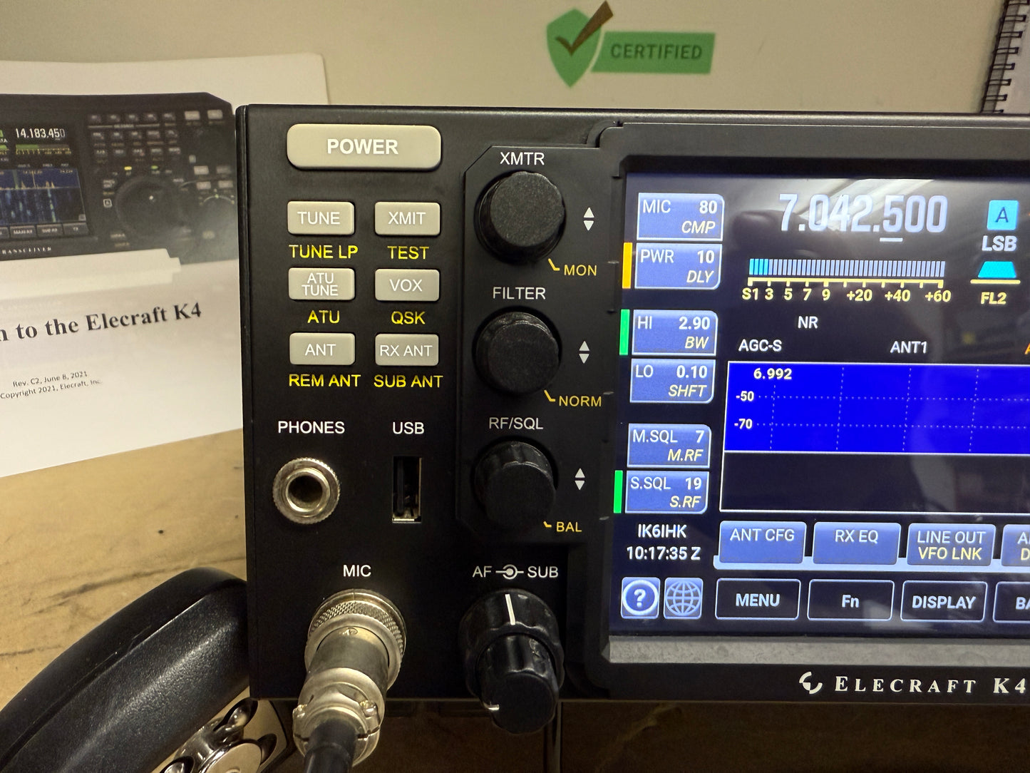 A1 - Elecraft K4/10 pari al nuovo full set Garanzia 12 mesi