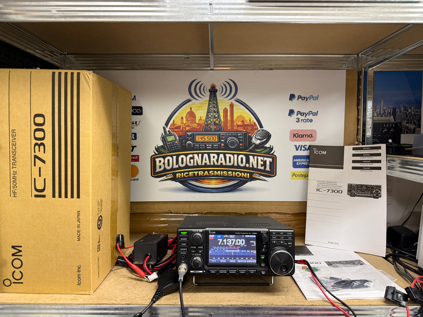 A-1 Icom ic 7300 pari al nuovo full set Garanzia 6 Mesi