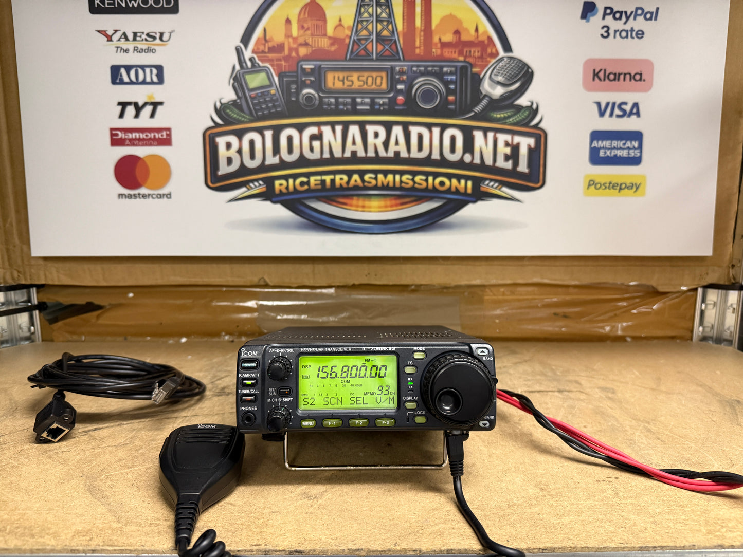 Icom IC 706 MK2G pari al nuovo Garanzia 12 Mesi