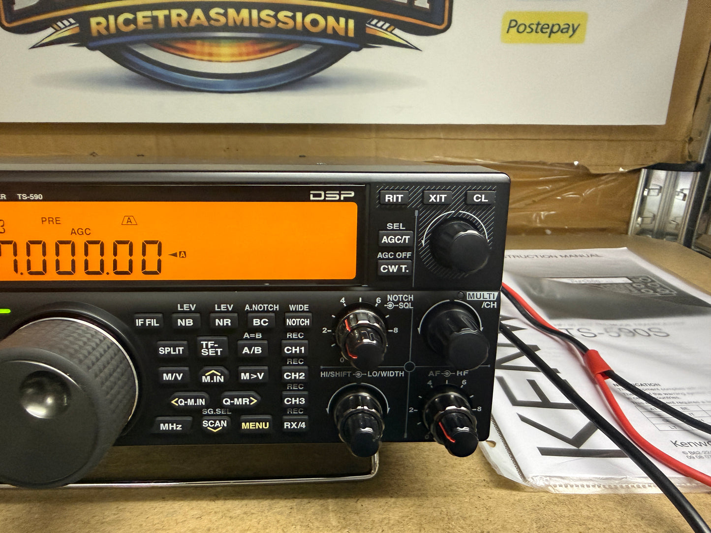 Kenwood TS 590 s pari al nuovo Garanzia 12 Mesi