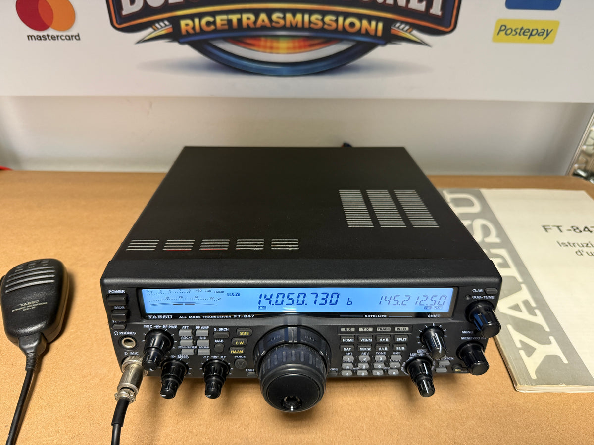 Yaesu FT 847 pari al nuovo full set Garanzia 12 Mesi