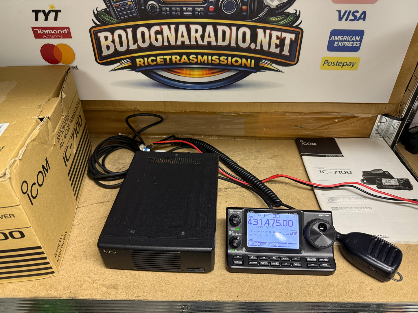 A-1 Icom ic 7100 perfetta Full Set Garanzia 6 Mesi