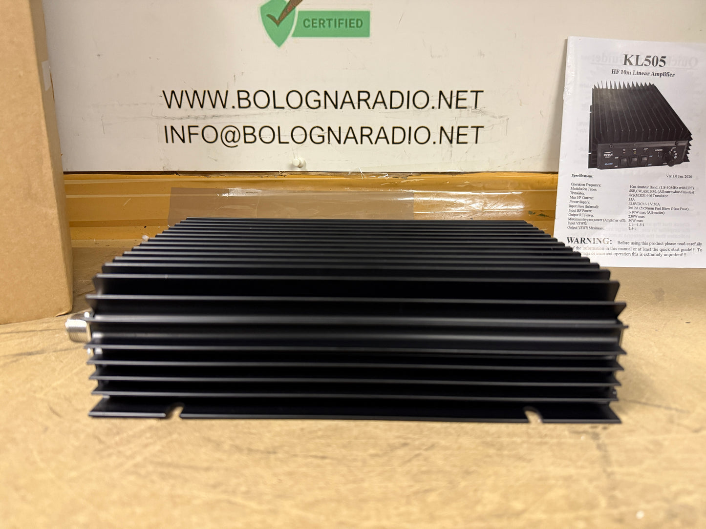 Lineare 300 Watt RM KL 505 Garanzia Ufficiale